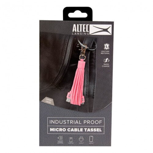 Altec Lansing Industrial Proof Micro Cable Tassel - Coral