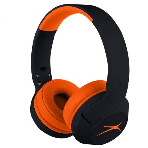 Altec Lansing Kid Safe 2-in-1 ANC Headphones - Blackout Groovy Orange