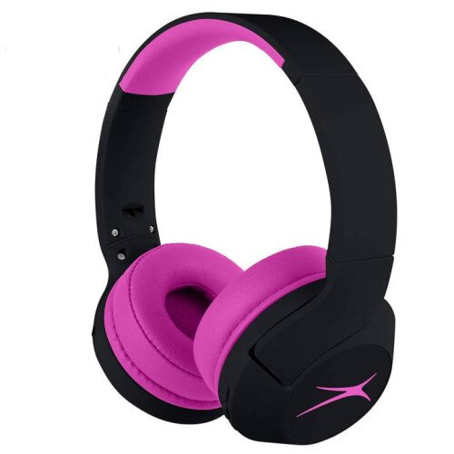 Altec Lansing Kid Safe 2-in-1 ANC Headphones - Blackout Pop Pink