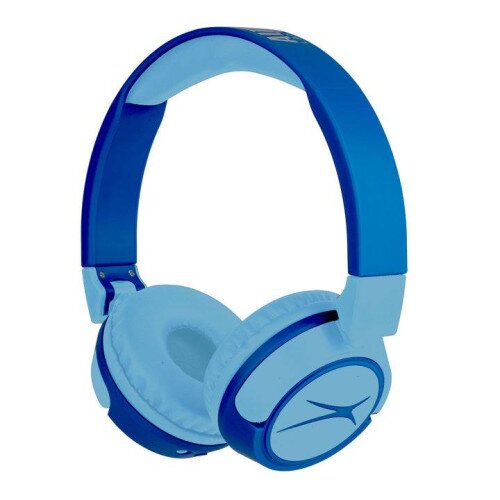 Altec Lansing Kid Safe 2-In-1 Bluetooth and Wired Headphones (Two-Tone) - Hero Blue