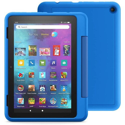 Amazon 10th Gen Fire HD 8 Kids Pro Tablet (8" HD) - Sky Blue