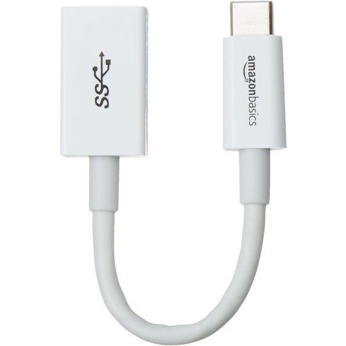 Amazon Basics USB-C to USB-A 3.1 Gen1 Female Adapter Cable Converter