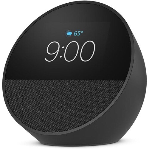 Amazon Echo Spot (2024 Release) Smart Alarm Clock - Black