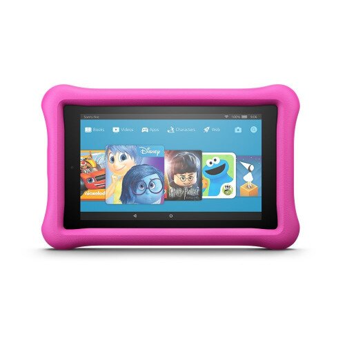 Amazon Fire 7 Kids Edition Tablet, 7" Display, 16 GB, Kid-Proof Case - Pink