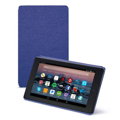 Amazon Fire HD 8 Tablet Case (Compatible with 7th and 8th Generation Tablets, 2017 and 2018 Releases) - Cobalt Purple