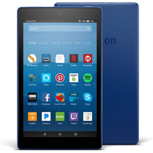 Amazon Fire HD 8 Tablet with Alexa 8" HD Display - 32GB - With Special Offers - Marine Blue