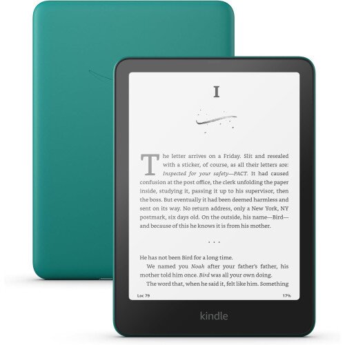 Amazon Kindle Paperwhite (16 GB) with New 7" Glare-Free Display - Jade - Without Lockscreen Ads