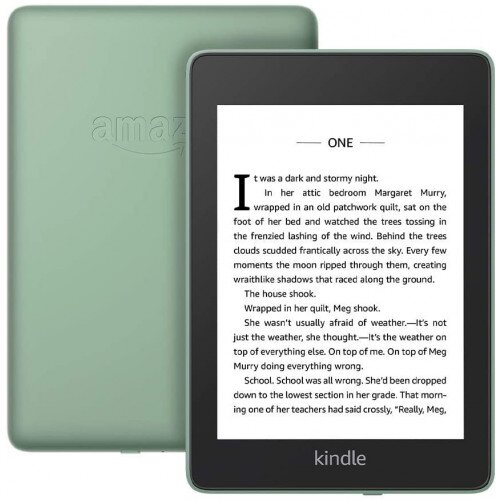 Amazon Kindle Paperwhite Waterproof E-Reader (10th Generation) - 8GB - With Special Offers - Sage