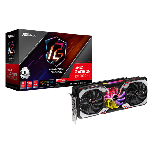 ASRock AMD Radeon RX 6800 XT Phantom Gaming D Graphics Card