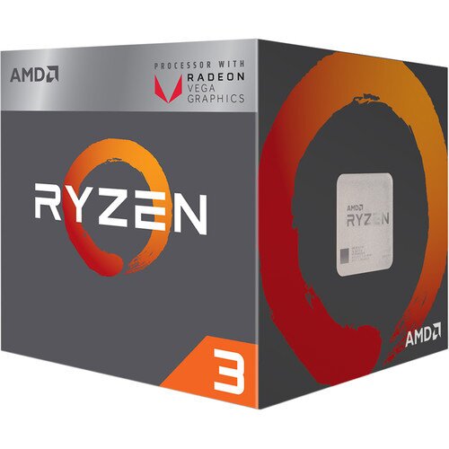 AMD Ryzen 3 2200GE Processor with Radeon Vega 8 Graphics
