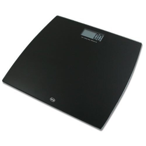 American Weigh Low Profile Bathroom Scale 330lb - Black