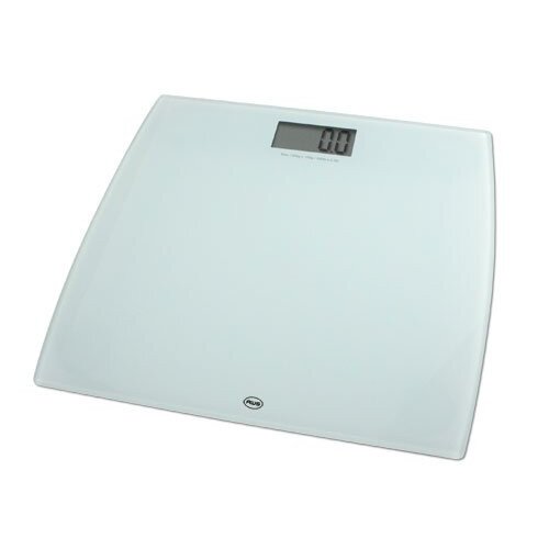 American Weigh Low Profile Bathroom Scale 330lb - White