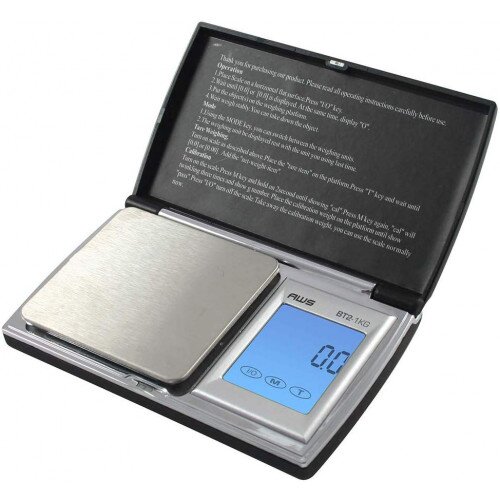 American Weigh BT2-1KG Digital Pocket Scale - 1000x0.1g