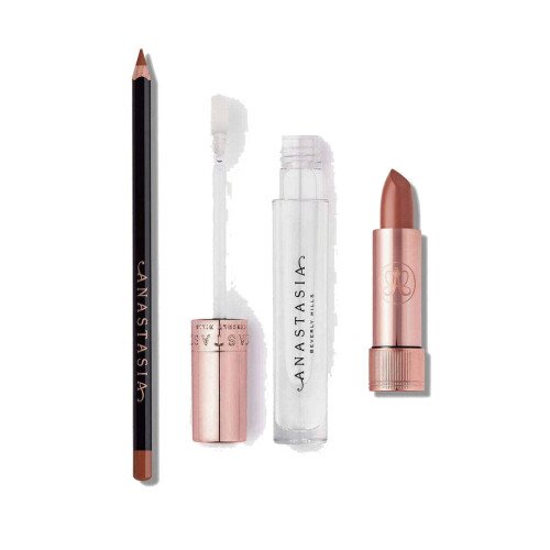 Anastasia Beverly Hills Viral-Worthy Lip Duo - Rose Brown, Cool Brown & Crystal