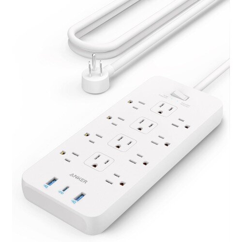 Anker 351 Power Strip - 5FT - White