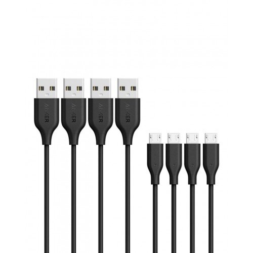 Anker 4-Pack Powerline 1ft Micro USB Cable