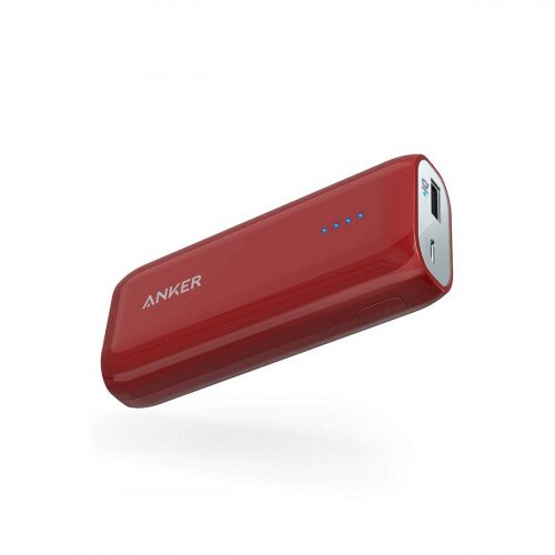 Anker Astro E1 Portable Power Bank - 5200mAh - Red