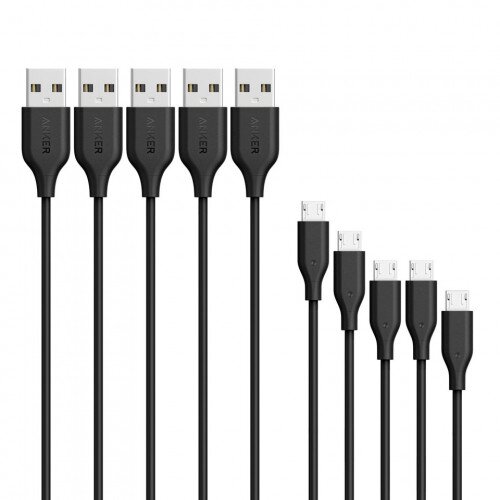 Anker Combo powerline Micro USB Cable (1ftx2 + 3ftx2 +6ft)