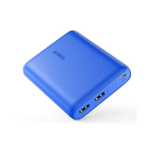 Anker PowerCore 13000mAh 2-Port Ultra Portable Phone Charger Power Bank - Blue