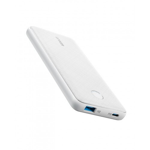 Anker PowerCore Slim 10000 PD Portable Power Bank - Arctic White