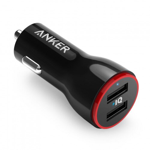 Anker PowerDrive 2 Car Charger - Black