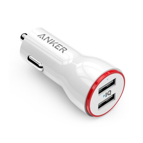 Anker PowerDrive 2 Car Charger - White