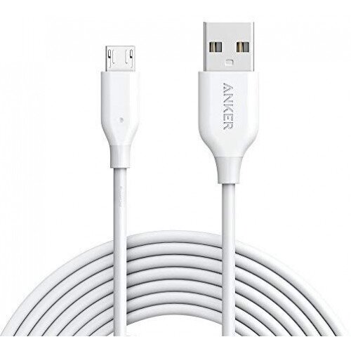 Anker PowerLine 10ft Micro USB Cable - White