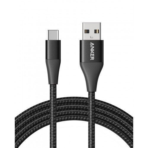 Anker Powerline+ II USB-C to USB-A 2.0 Cable - 6ft - Black
