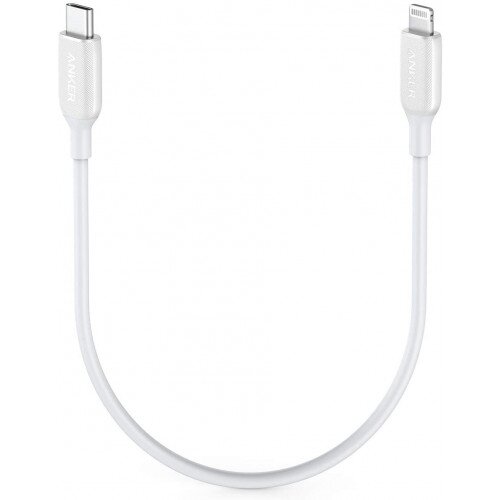 Anker PowerLine III USB-C to Lightning Cable 1 ft - White
