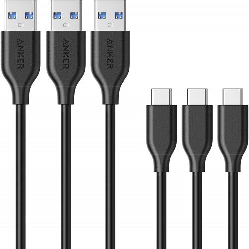 Anker PowerLine USB-C to USB 3.0 - 3ft - 3-Pack
