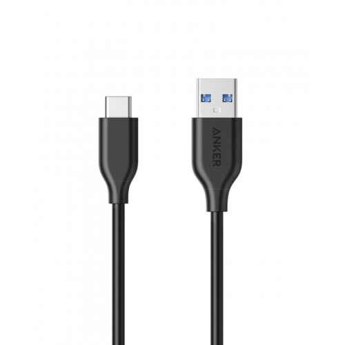 Anker PowerLine USB-C to USB 3.0 with 56k Ohm - 3ft - Black