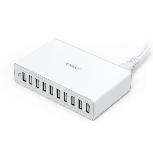 Anker PowerPort 10 Wall Charger - White