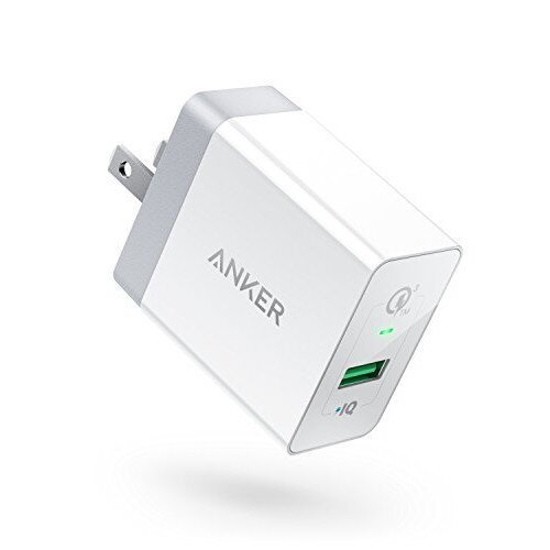 Anker PowerPort+ 1 with Quick Charge 3.0 Premium USB Wall Charger - White