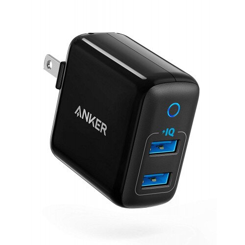 Anker PowerPort II 2 Ultra-Compact Travel Charger - Black