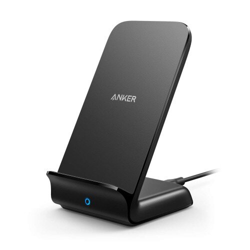 Anker PowerWave Fast Wireless Charger Stand - Black