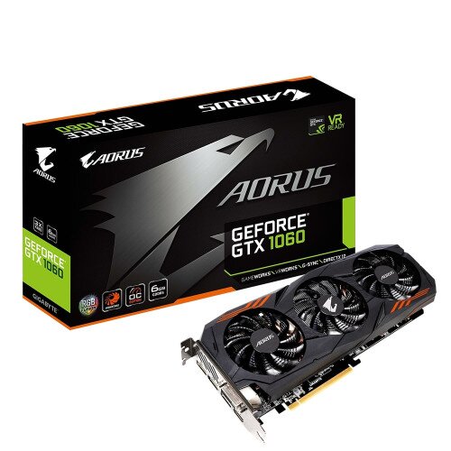 Gigabyte AORUS GeForce GTX 1060 6G (rev. 2.0) Graphics Card