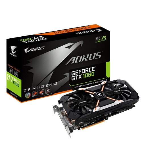 Gigabyte AORUS GeForce GTX 1060 Xtreme Edition 6G (rev. 2.0) Graphics Card