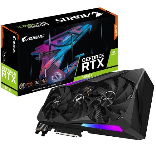 Gigabyte AORUS GeForce RTX 3060 Ti MASTER 8G Graphics Card
