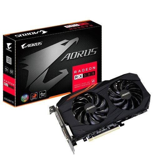 Gigabyte AORUS Radeon RX580 4G (rev. 1.0/1.1) Graphics Card
