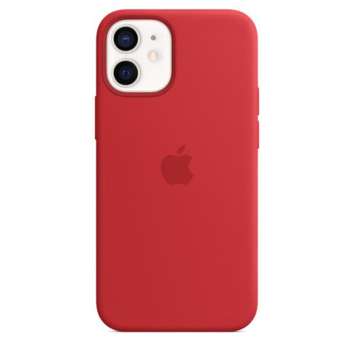 Apple iPhone 12 Mini Silicone Case with MagSafe - Product Red