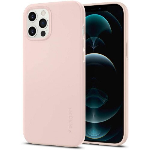 Spigen iPhone 12 Pro Max Case Thin Fit - Pink Sand