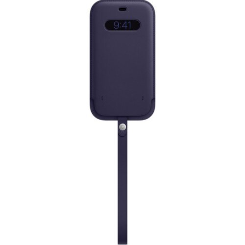 Apple iPhone 12 Pro Max Leather Sleeve with MagSafe - Deep Violet