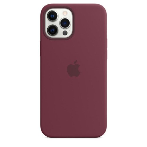 Apple iPhone 12 Pro Max Silicone Case with MagSafe - Plum