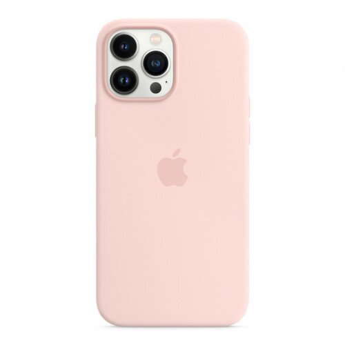 Apple iPhone 13 Pro Max Silicone Case with MagSafe - Chalk Pink