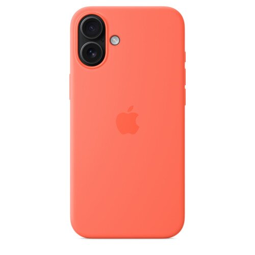 Apple iPhone 16 Plus Silicone Case with MagSafe - Tangerine