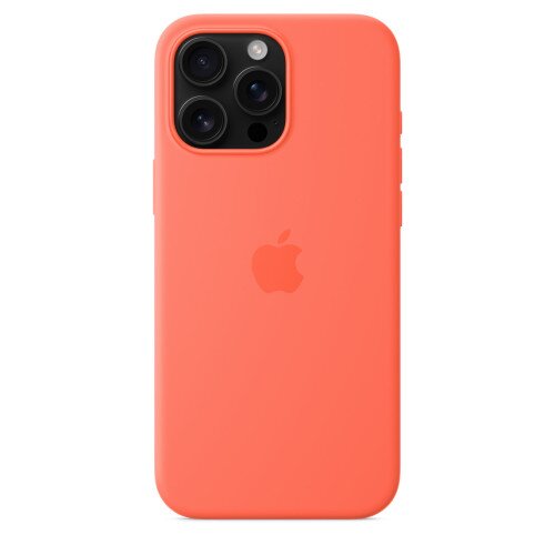 Apple iPhone 16 Pro Max Silicone Case with MagSafe - Tangerine