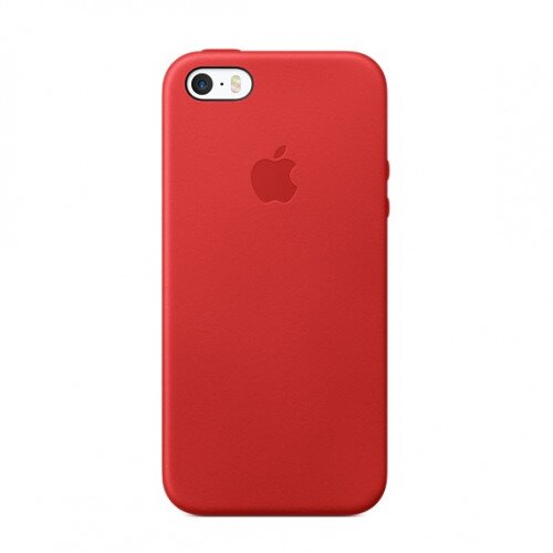 Apple iPhone SE Leather Case - Red