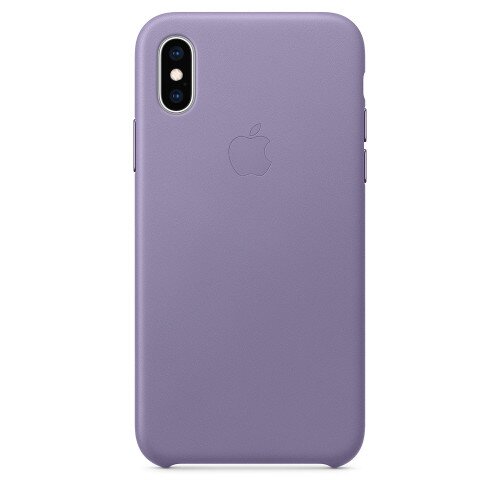 Apple iPhone XS Leather Case - Lilac