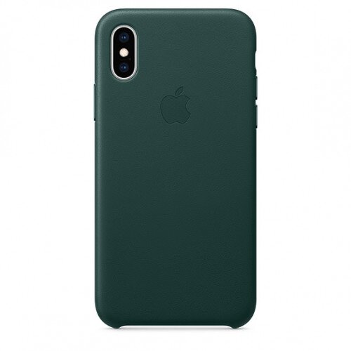 Apple iPhone XS Leather Case - Forest Green