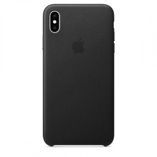 Apple iPhone XS Max Leather Case - Black